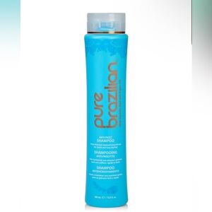 Pure Brazilian Anti-Frizz Daily Shampoo, with Keratin, Argan Oil & Acai, 13.5 oz